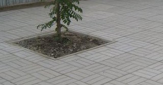 Качественная тротуарная плитка серого цвета в Новотроицке в октябре