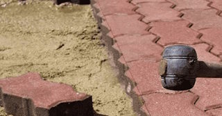 Укладка плитки на песок в Новотроицке в октябре