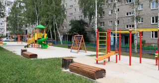 Благоустройство детской площадки во дворе от 1989 руб. в Новотроицке