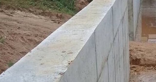 Строительство подпорной стенки из бетона в Новотроицке в октябре